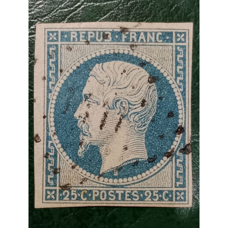 

Prangko Perancis Napoleon 25 C Tahun 1852-1853 USED