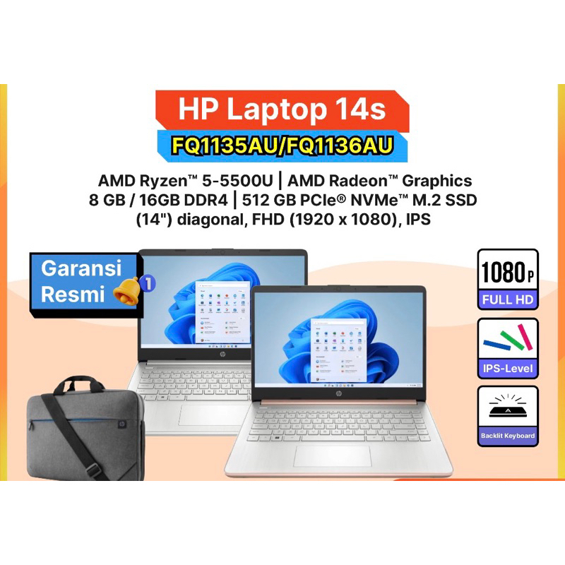 Laptop HP 14s-fq1135AU (Keep)