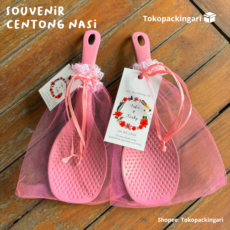 Souvenir Centong Nasi | Kartu Souvenir Centong Nasi | Kertas Souvenir | Souvenir Pernikahan | Souven