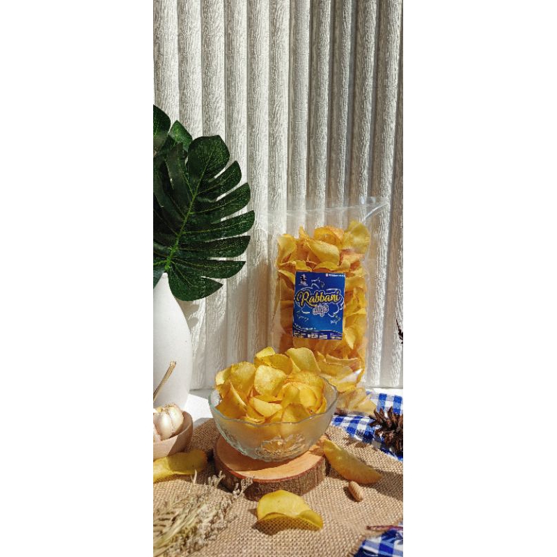 

Singkong Asin Bawang (Oleh-oleh khas Malang) , berat 250 Gram