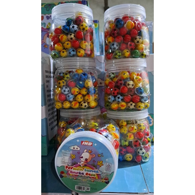 

luvmi permen lunak mini mix fruit satu toples isi 120 pcs