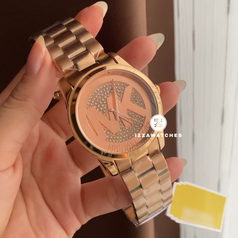 Jam Tangan Wanita MK5853 Rosegold Tone