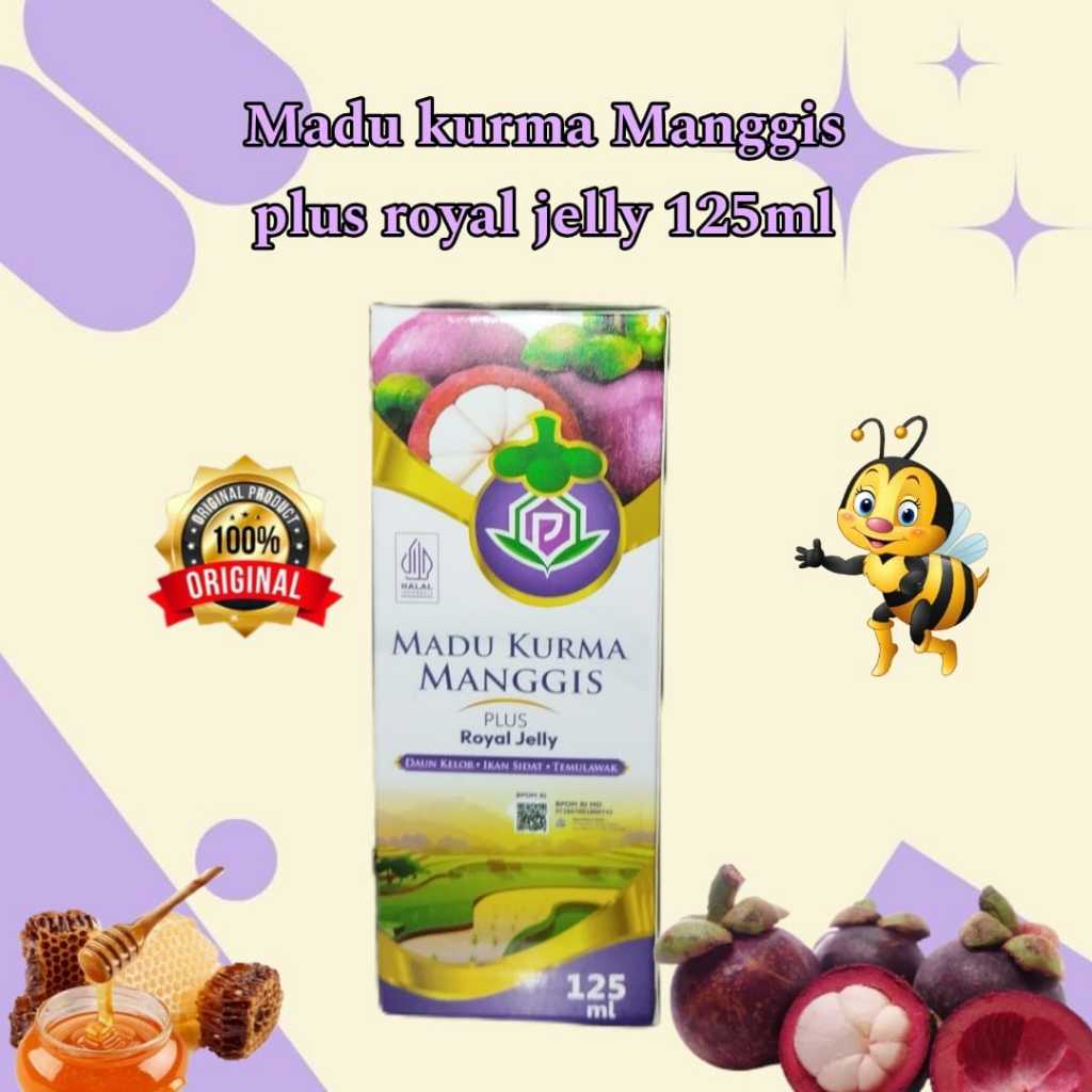 

Madu Kurma Manggis Plus propolis isi 125ml