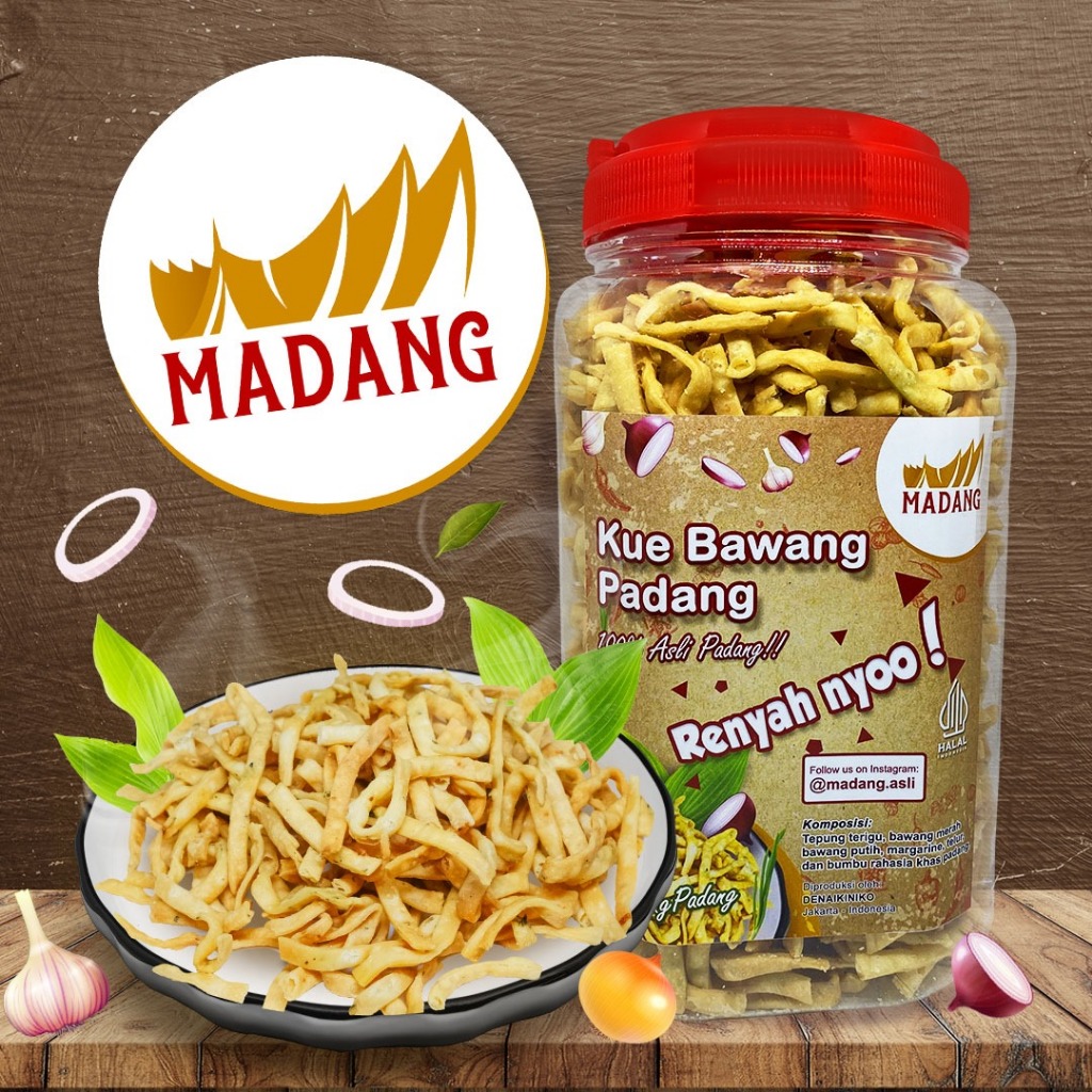 

Kue Bawang Padang / Keripik Bawang / Kerupuk Bawang