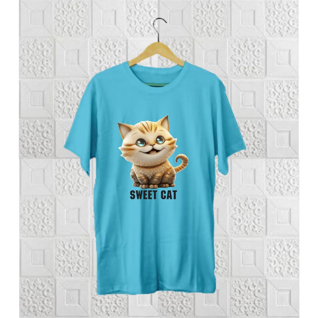 KAOS KUCING ANAK PEREMPUAN | BAJU KUCING ANAK REMAJA | KAOS KUCING LUCU | KAOS KUCING MEME | BAJU DI