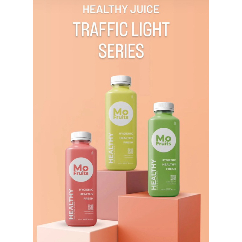 

Jus Buah Segar | Healthy Juice Traffic Light Series Kemasan Botol 250ml by MoFruits