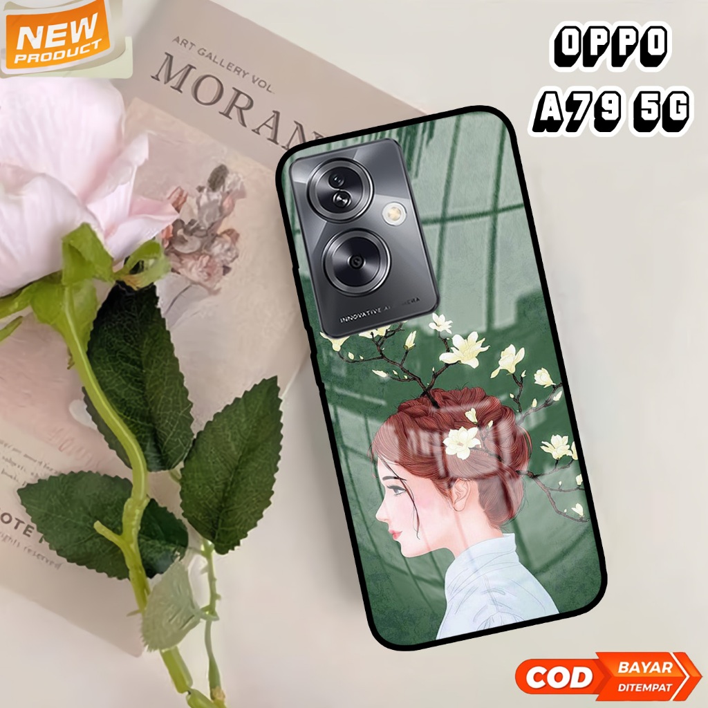 Softcase Glass Kaca Oppo A79 (T05)