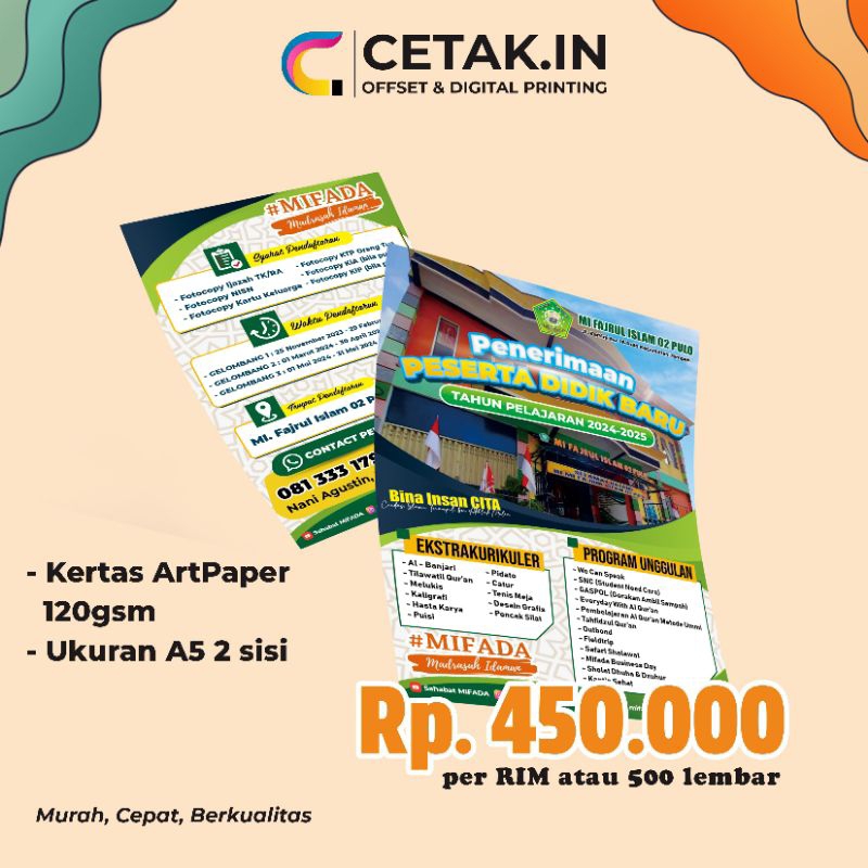 

BROSUR CUSTOM MURAH