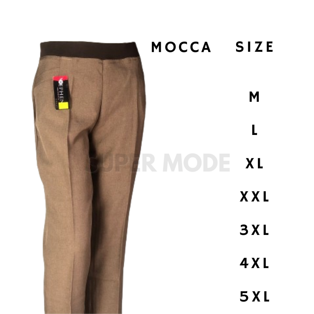 Celana Bahan Wanita//Celana Kantor Pinggang Karet//Celana Kerja Pinggang Karet//Celana Formal