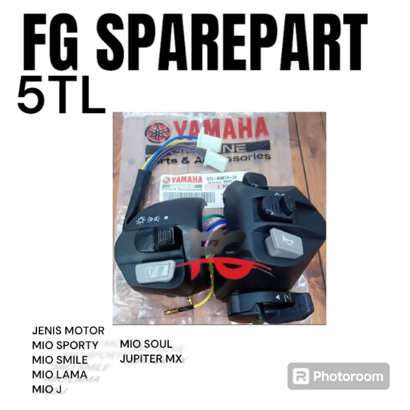 SATU SET SAKLAR KIRI + KANAN MIO SPORTY / MIO SMILE / MIO LAMA / MIO J /MIO SOUL / JUPITER MX / JUPI