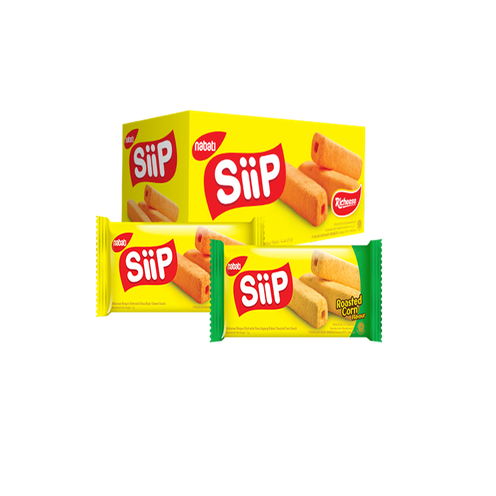 

Siip Nabati Stick Snack Pack 4 Gr. Makanan Ringan Isi 20 pcs