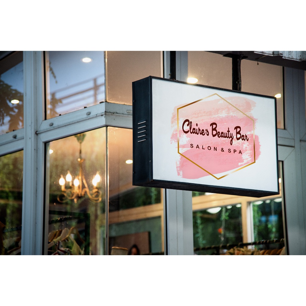 PALING LARIS ! NEON BOX FULL ACRYLIC – Variasi 40 x 110 cm 1 Sisi, 2 Sisi  + Bracket Bentuk Bulat, K