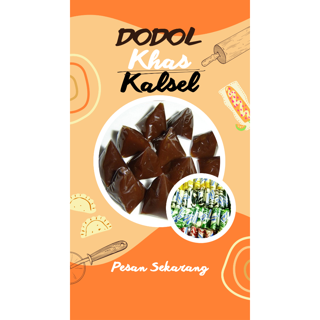 

Makanan Snack Khas Kalimantan Selatan dodol kandangan