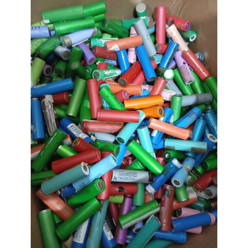 baterai 18650 bekas laptop kondisi drop