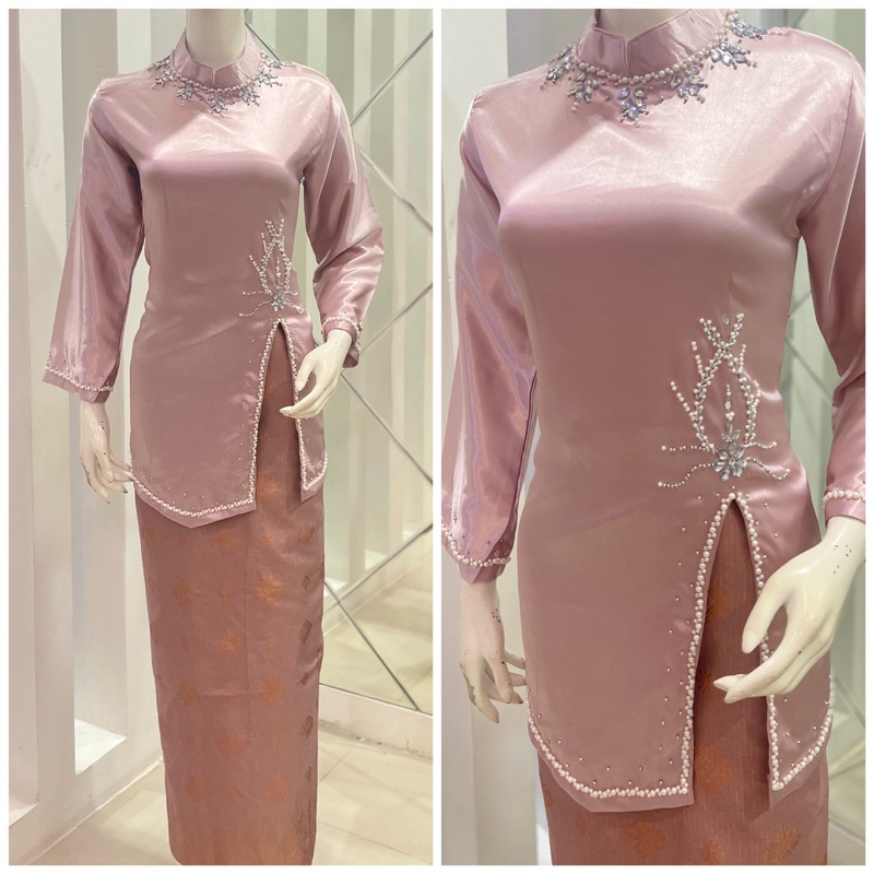 COD KEBAYA MALAYASIA, KEBAYA BELAH SAMPING, KEBAYA BAHAN POLOS, KEBAYA FULL PAYET