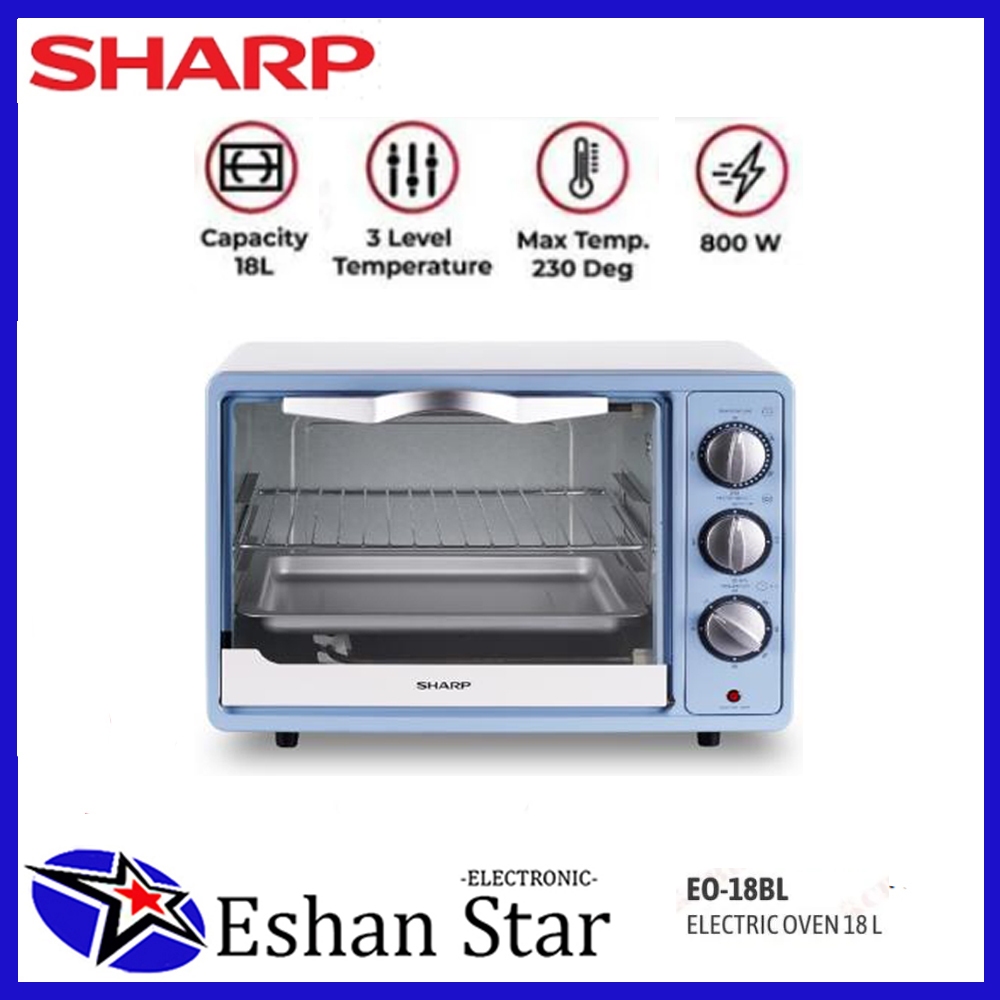 SHARP Oven Listrik 18L EO18BL