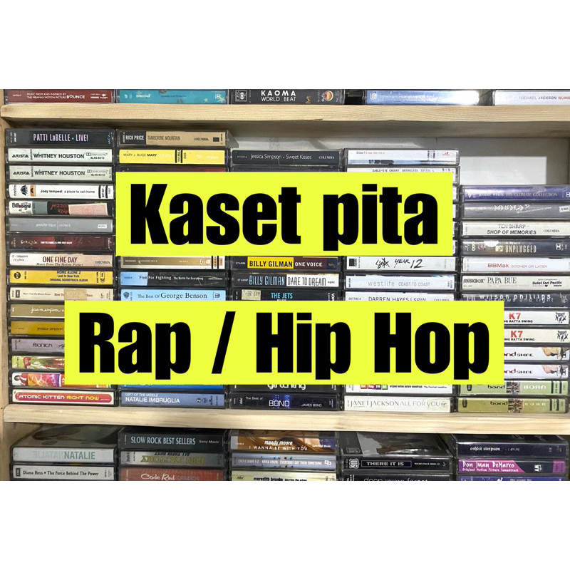 Kaset pita Hip Hop / Rap - Berbagai Band & Penyanyi Genre musik Rap / Hip Hop