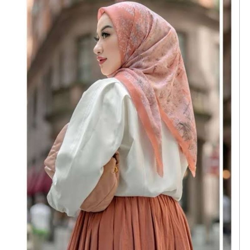 Hijab Buttonscarves Jilbab Segiempat Buttonscarves