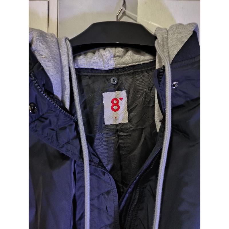 Jaket 8 seconds original berhoody size XL