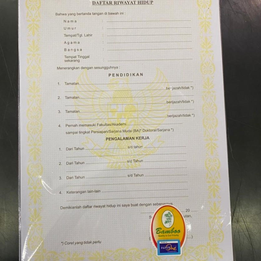 

DAFTAR RIWAYAT HIDUP