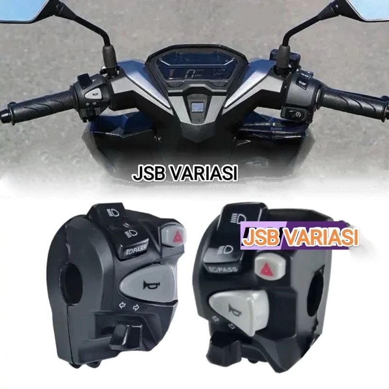 Saklar Holder Kiri Vario 150 Plus Hazard Saklar Kiri Domino Universal Monggo Bosku Di JSB VARIASI