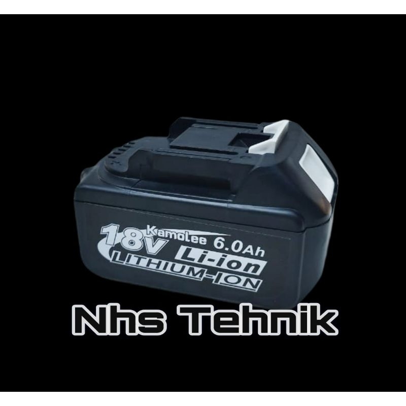 Baterai Impact Wrench Kamolee 6.0 ah Batre Baterai Bor Gerinda Impact Kamolee 6 ah