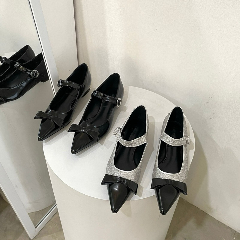 Flatshoes ujung lancip ck import high quality fashion shoes import high quality fashion shoes sepatu