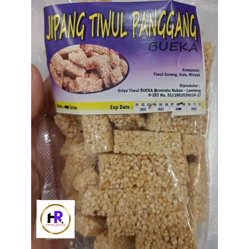 

snack jipang tiwul panggang / jajanan / cemilan / makanan ringan
