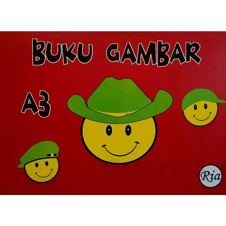 

Per 1 buku Buku Gambar Drawing Book A3 merk Ria
