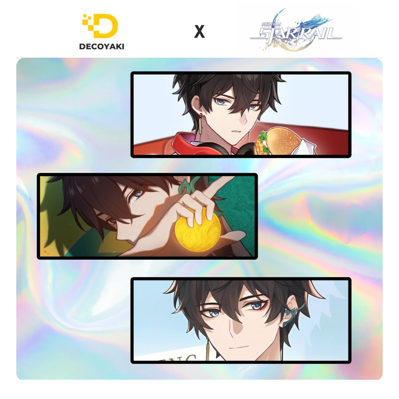 

Sticker Slap Hologram Dan Heng Honkai Star Rail, Stiker Hologram Dan Heng Honkai Star Rail