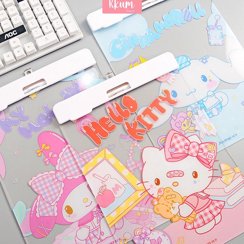 

A4 papan jalan akrilik sanrio Clipboard test board papan ujian RESMI SANRIO
