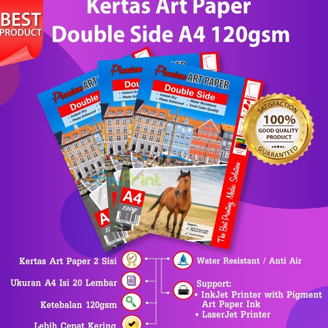 

Best Photo Paper 12gsm 5 Sheets Kes Art Paper A4 12 gram 5 lembar