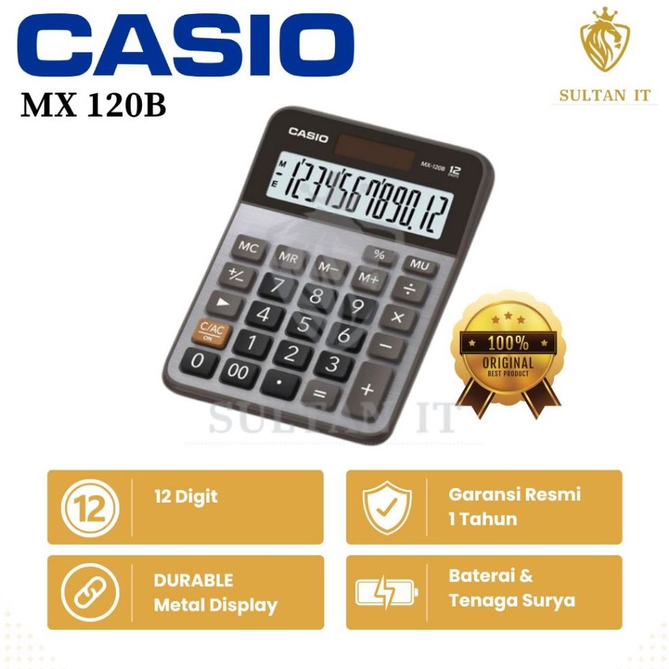 

Kalkulator Casio MX12B Kalkulator Desktop Original