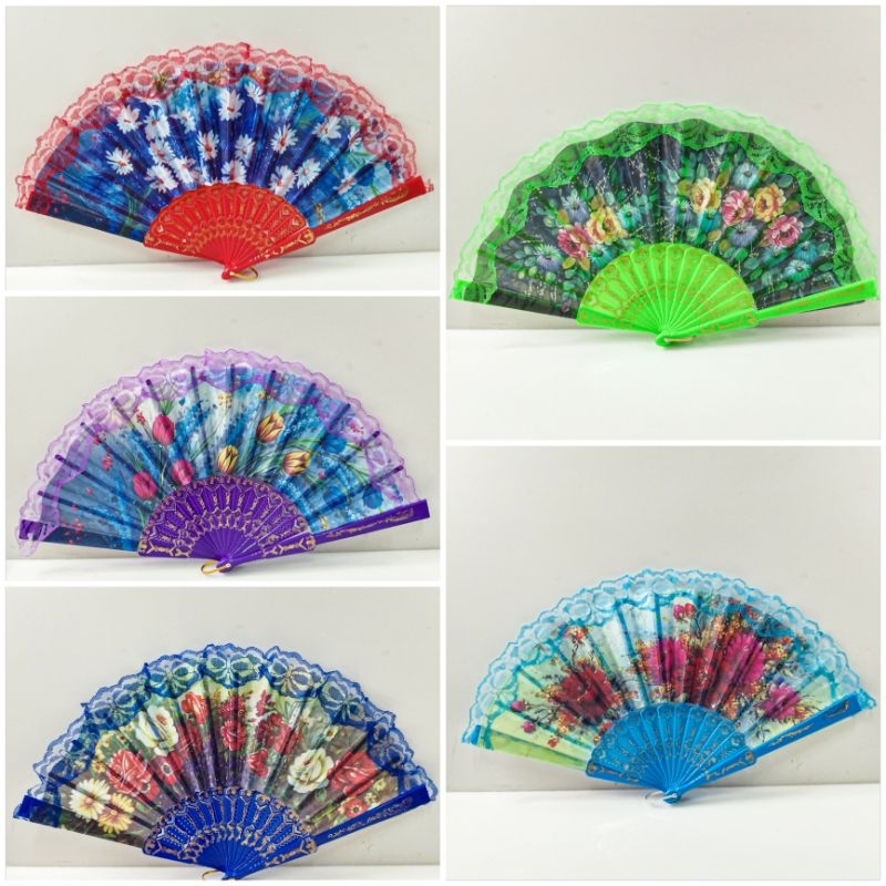 KIPAS SPANYOL MOTIF CANTIK KIPAS SOUVENIR PERNIKAHAN