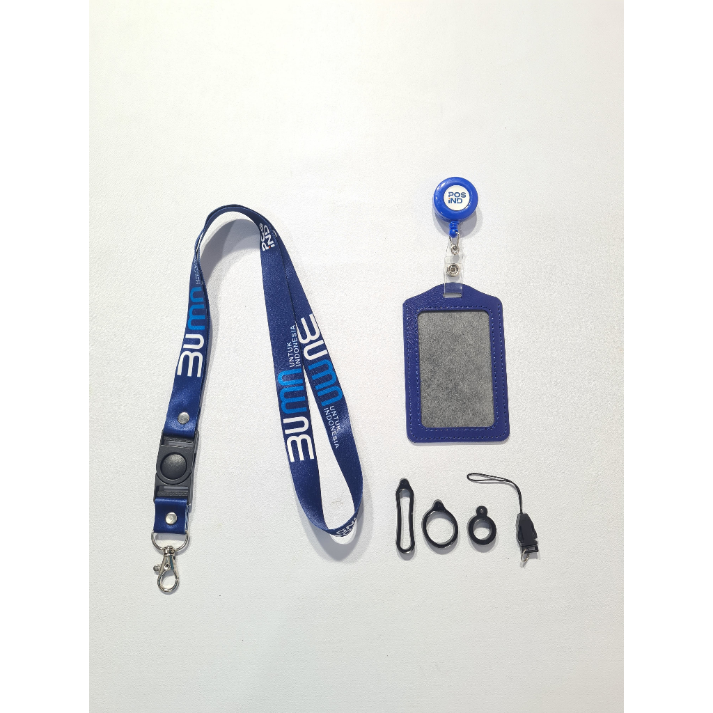 

BISA SATUAN Lanyard BUMN pos ind / pos ind cetak 2 sisi ukuran 2cm Lanyard Custom Satuan Murah