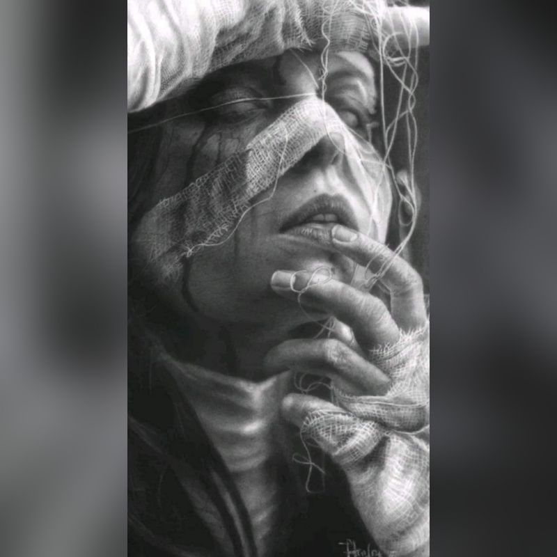 

Gambar Tangan/Pensil Super Realistik Hitam Putih Ukuran A4,A3,A2