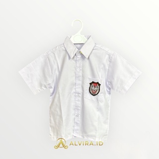 Seragam Sekolah SD MI Baju Sekolah SD MI Atasan Sekolah SD MI Kemeja Sekolah SD MI Lengan Pendek