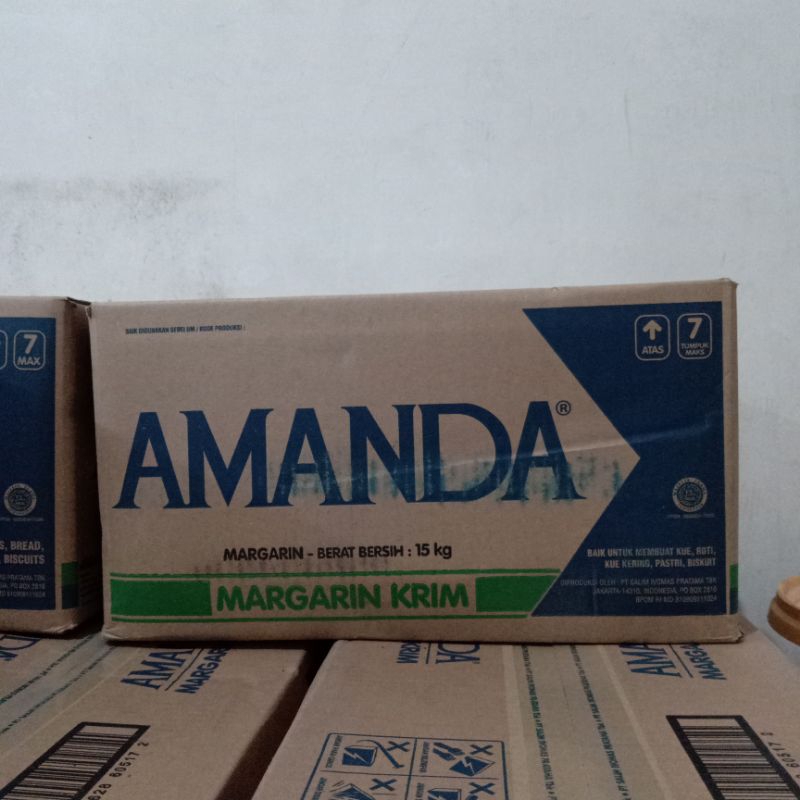 

Amanda margarine krim 15kg