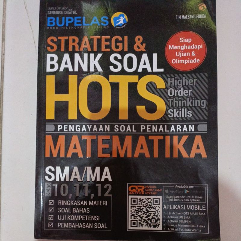 

(BUPELAS) STRATEGI&BANK SOAL HOTS MATEMATIKA SMA 10/11/12