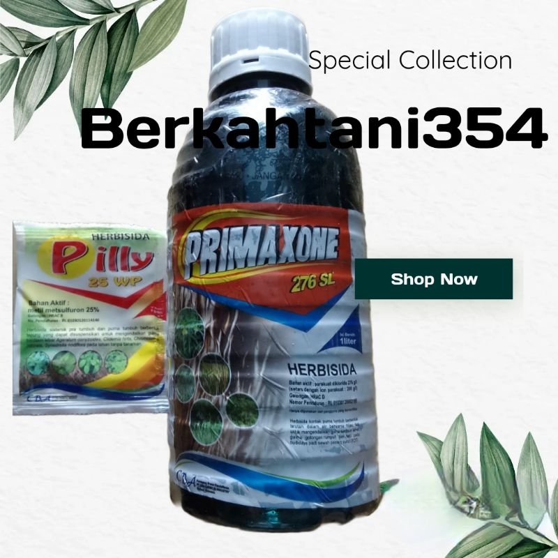 Bonus metsul Herbisida primaxone 276sl 1liter Obat rumput mati kering sejenis gramoxone primaxone 27