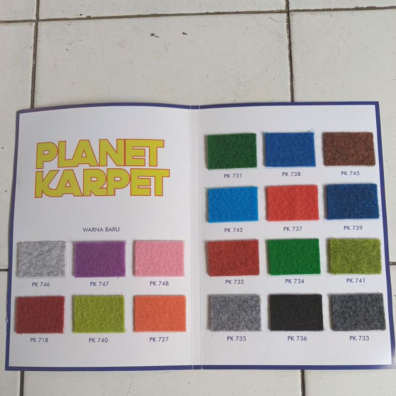 Karpet Beludru Polos Planet Karpet Meteran (Mushola, Pameran)