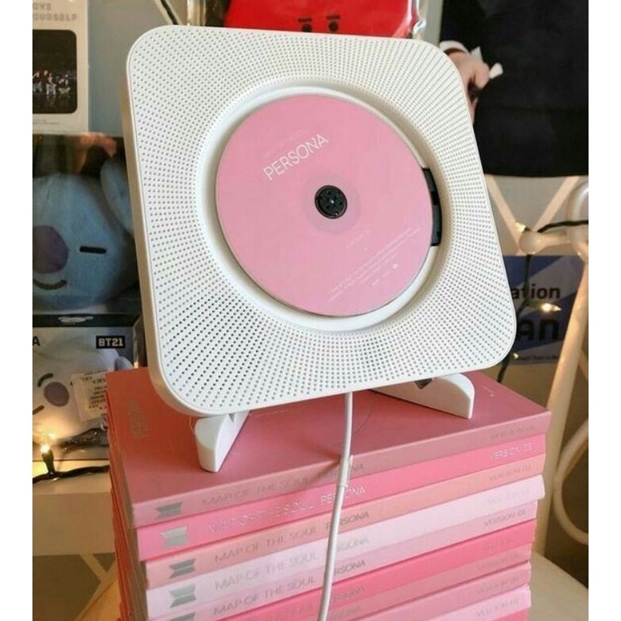 KODE C78O Portable CD Player Wall Mountable CD Player Kpop DVD Player Dinding BTS BLACKPINK