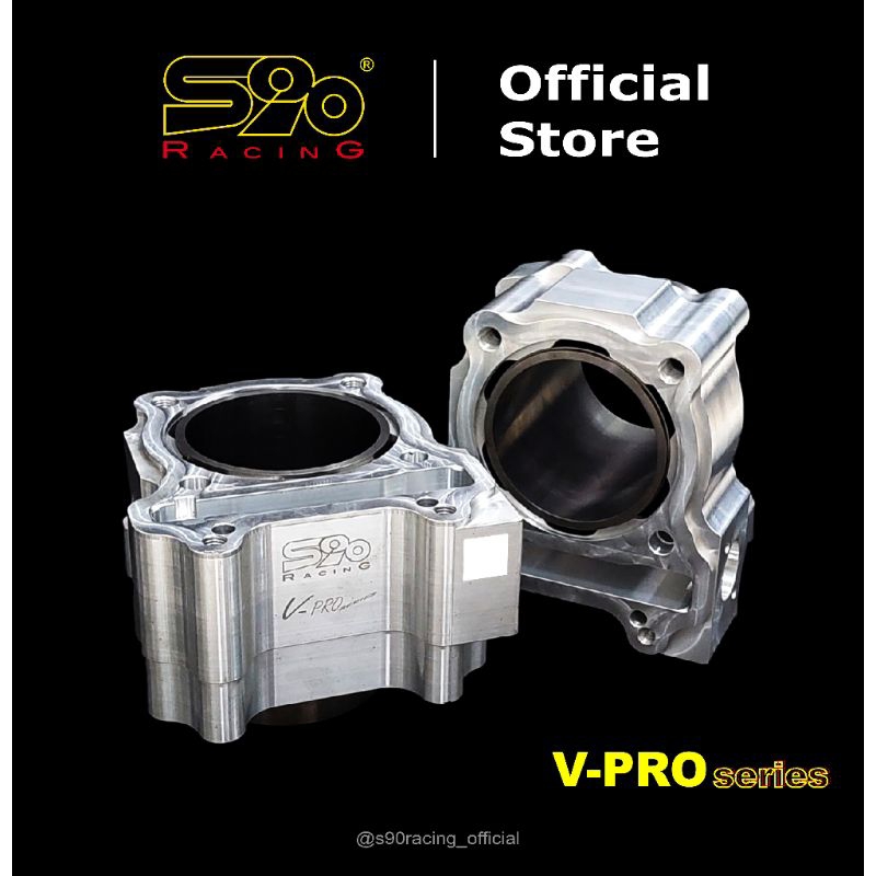 BLOK BLOCK MX, MX135, MX KING, AEROX, NMAX, VIXION, R15, MT15ORIGINAL S90 RACING CNC BILLET BLOK V-P