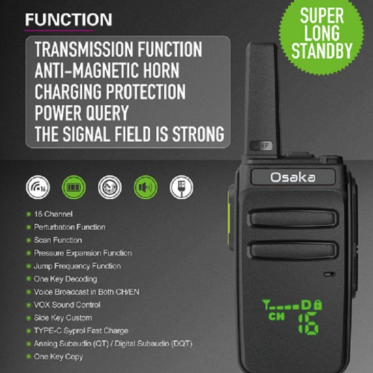 KODE W62X Ht Osaka A1 Lebih Murah Bagus WalkieTalkieTwo Way RadioHandytalkyRadioHt Premium Japan