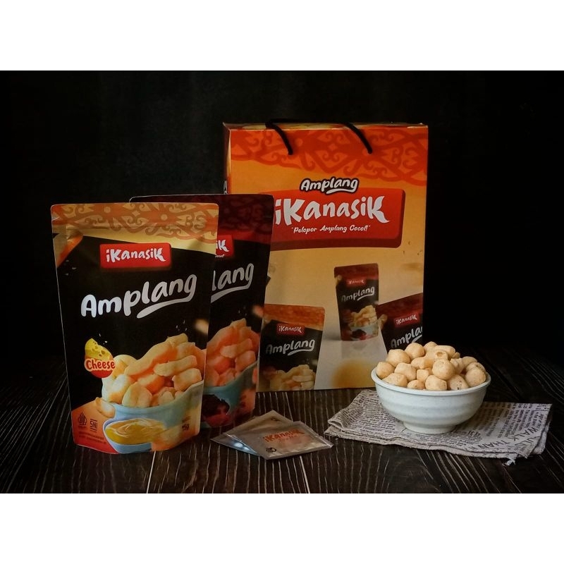 

[COD Bisa] Amplang Kuku Macan Kemasan Box Isi 4 pouch