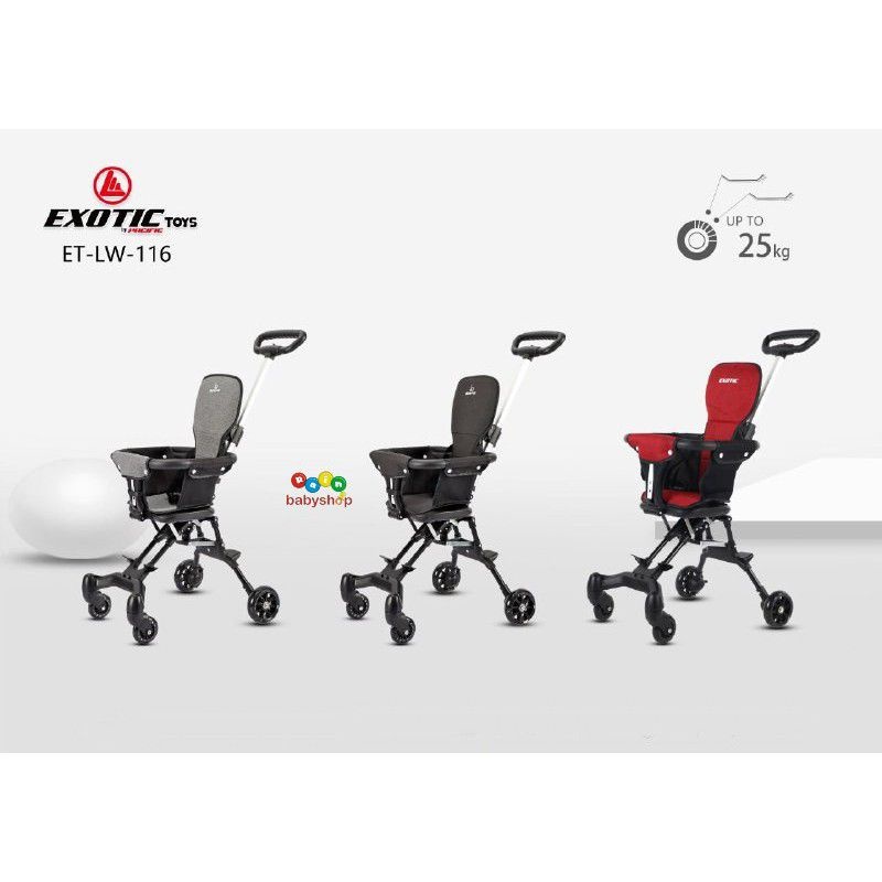 Exotic Stroller ET-LW 116 / ET-LW 132 Kereta Dorong Bayi Lipat (Cabin Size)