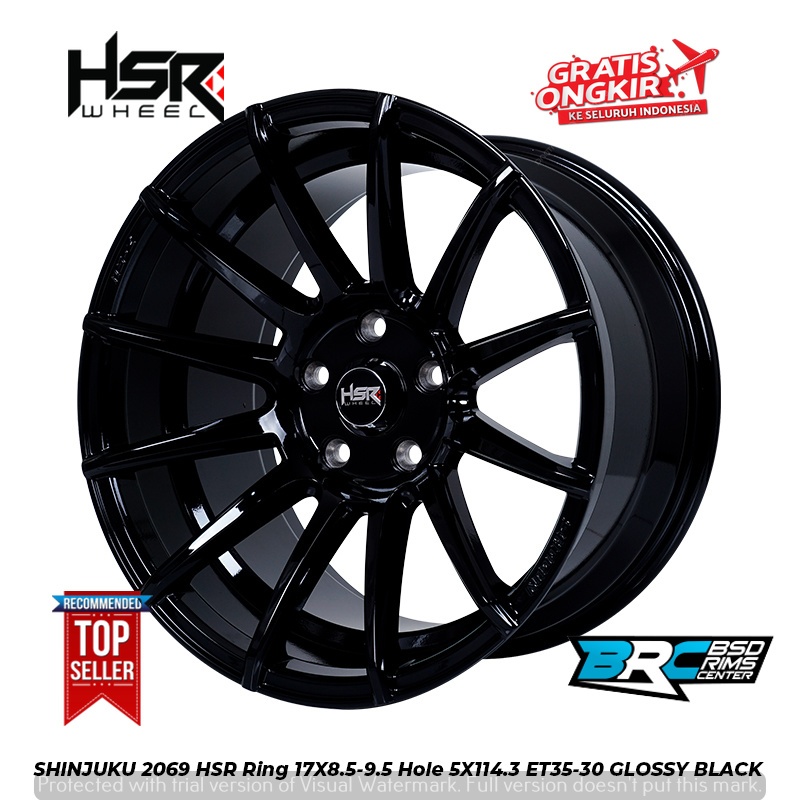 VELG HSR RING 17 SHINJUKU PAS BUAT MOBIL INNOVA ZENIX RUSH TERIOS ALPHARD