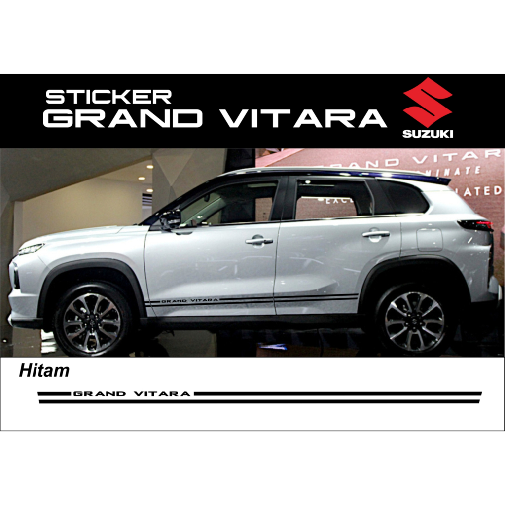 sticker suzuki grand vitara 2023 2024 aksesoris suzuki grand vitara 2023 2024