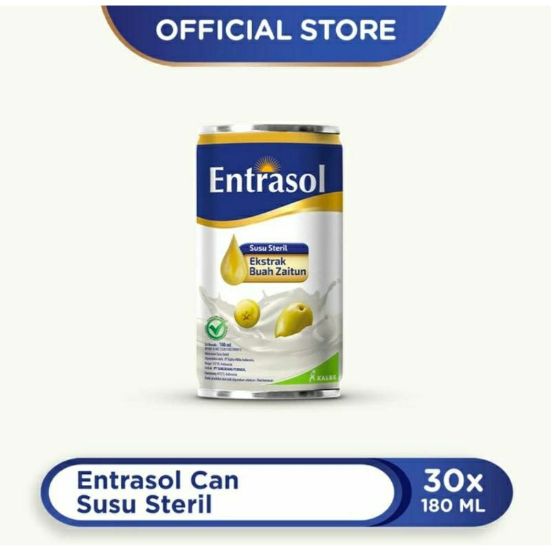 

Entrasol Susu Steril Can 180ml 1 dus