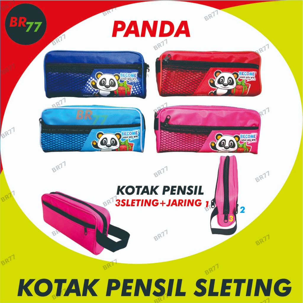 

KOTAK PENSIL SLETING PANDA 630 / TEMPAT PENSIL SLETING GAMBAR FANCY ANAK-ANAK